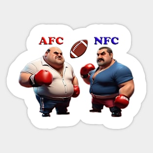 Heavyweight Football Mobsters Sticker